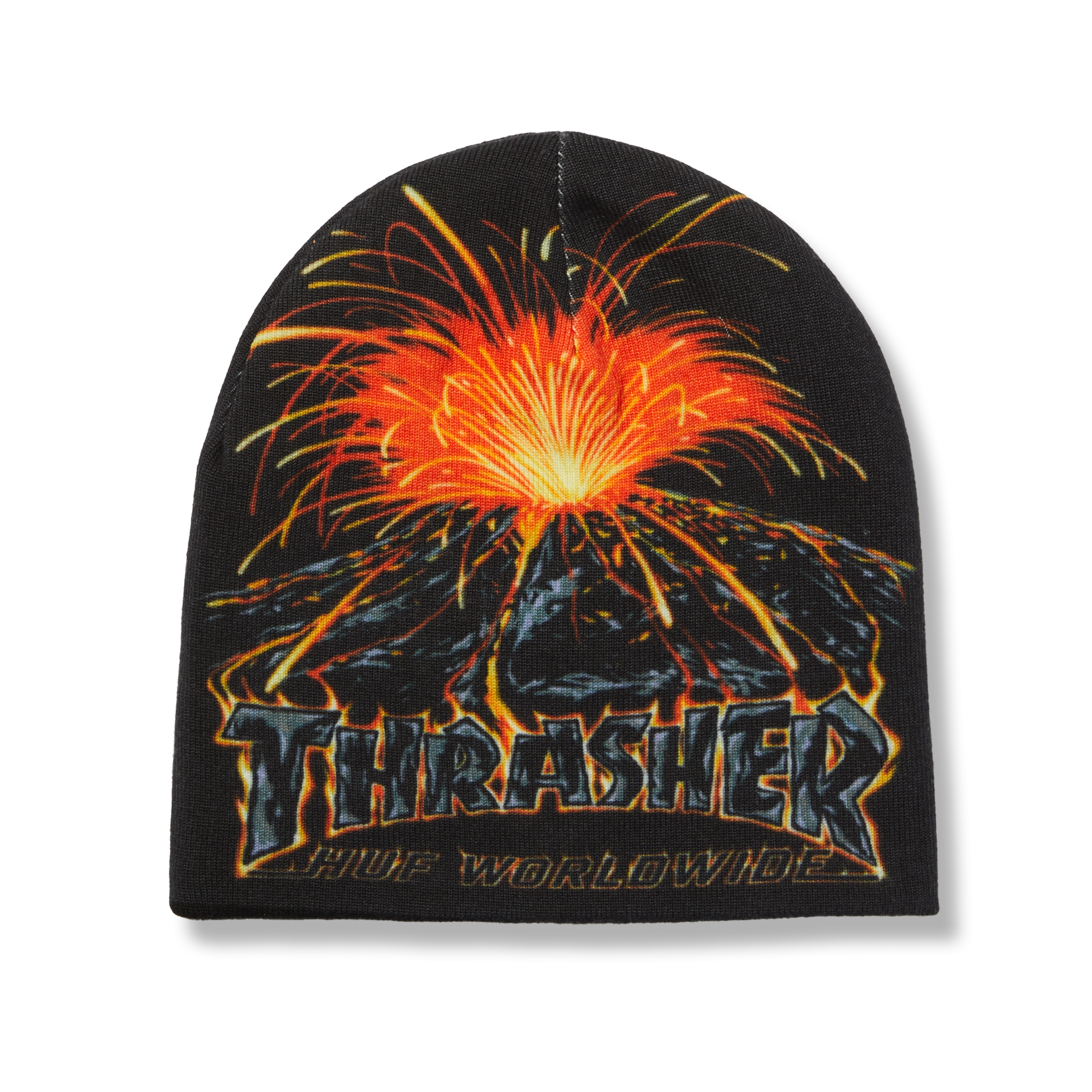 Huf x Thrasher Meltdown Reversible Beanie 