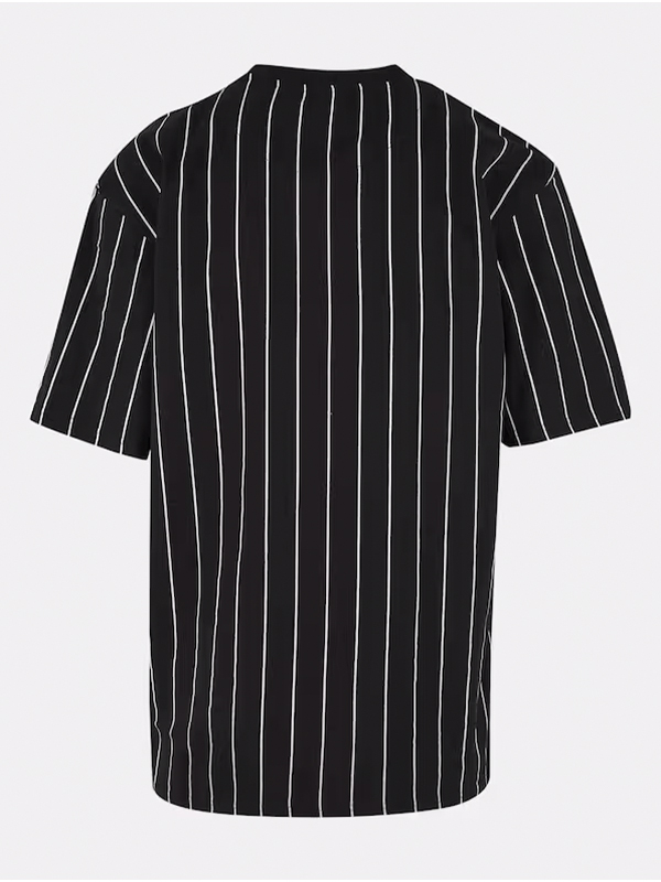 Karl Kani Small Signatur Essential Pinstripe Tee Black