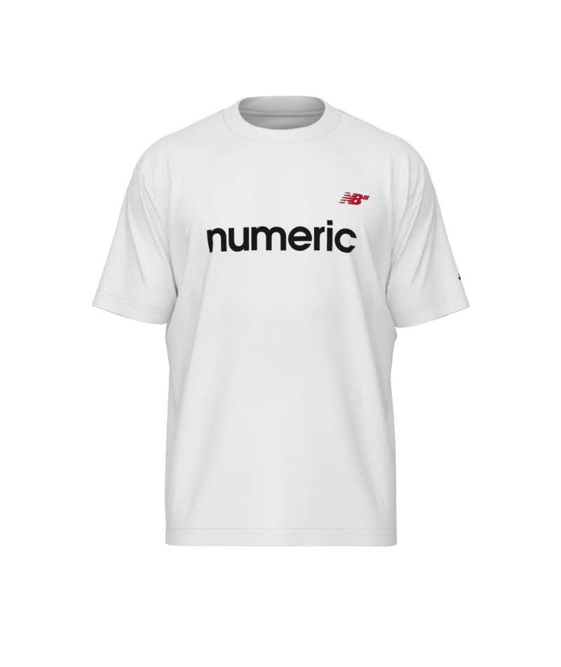 New Balance Numeric Linear Logo T-Shirt White