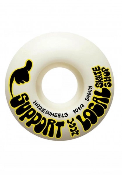 Haze Wheels, Support Your Local Skateshop 101a 54mm Rollen
