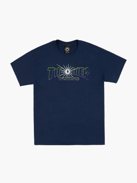 Thrasher x Alien Workshop T-Shirt Nova Navy