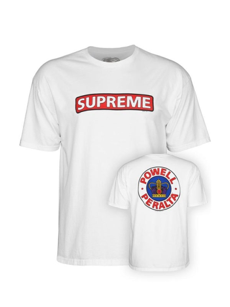 Powell-Peralta T-Shirt Supreme White