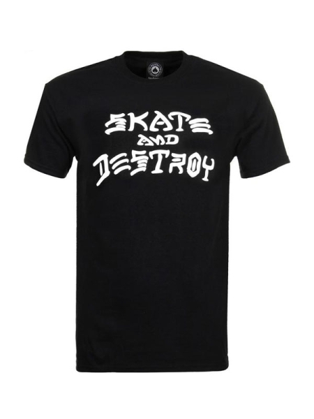 Thrasher T-Shirts Skate and Destroy Black