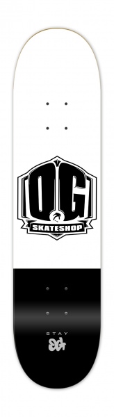 OG Skateshop Colorz Black 7.75"